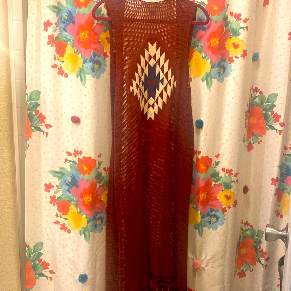 Stetson Knot Kimono Vest XL